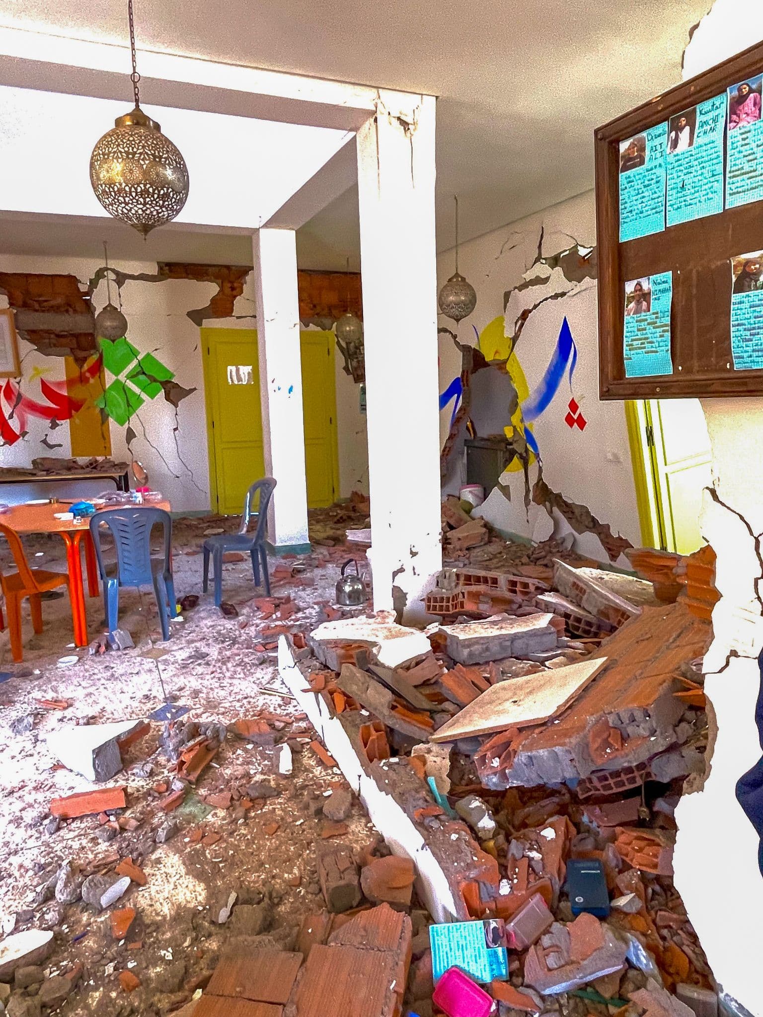 Emergency response efforts after the earthquake